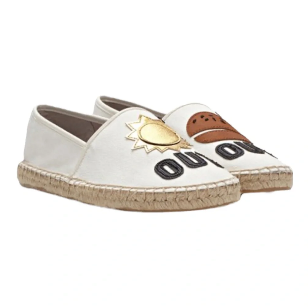 CIRCUS BY SAM EDELMAN LENI 3 ESPADRILLES SUN’Z OUT BUN’Z OUT SLIP ON FLATS